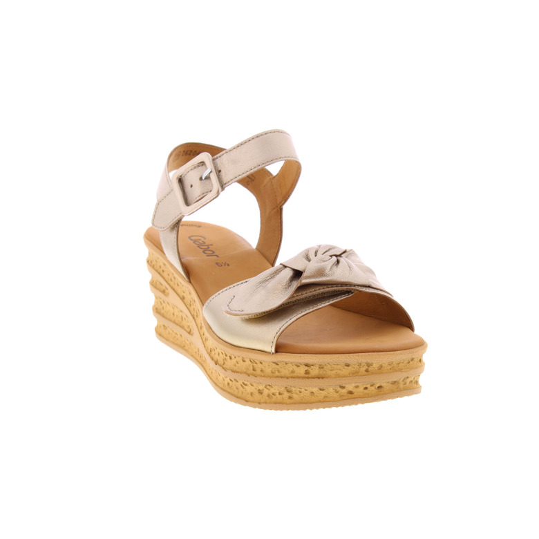 Gabor sandals gold 2