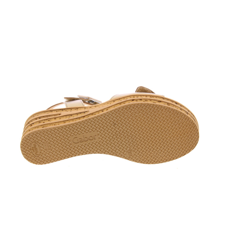 Gabor sandals gold 5