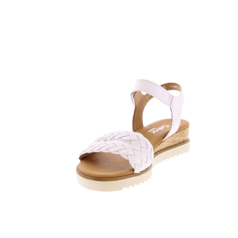 Gabor sandals white 3