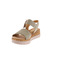 Gabor sandals green 3