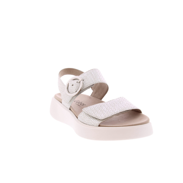 Gabor sandals silver 2