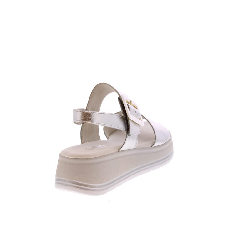 Gabor sandals silver 4