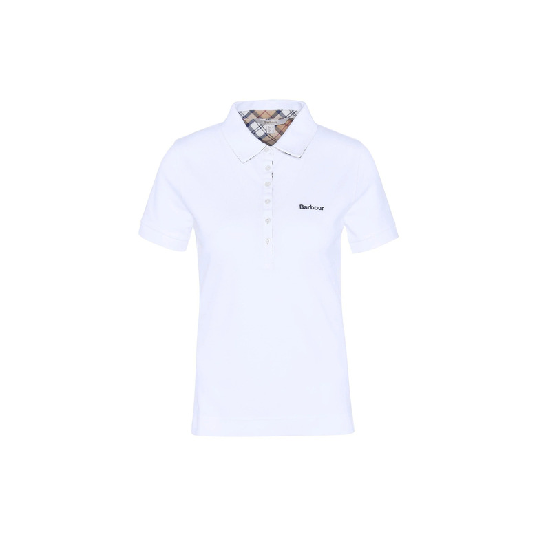 Barbour polo white