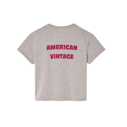 American Vintage t-shirt grijs