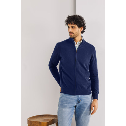State Of Art cardigan bleu