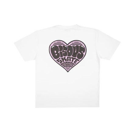 Bisous Skateboards t-shirts white
