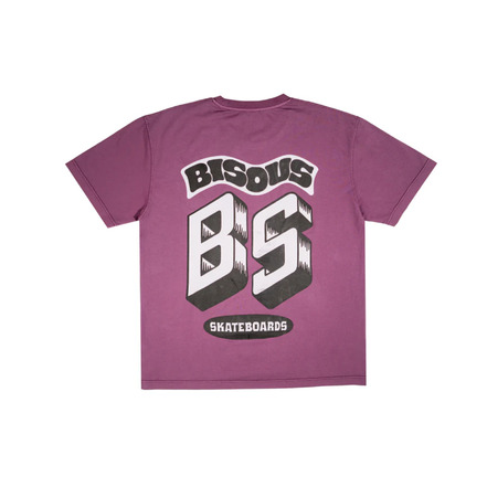 Bisous Skateboards t-shirts violet