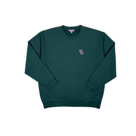 Bisous Skateboards sweater green