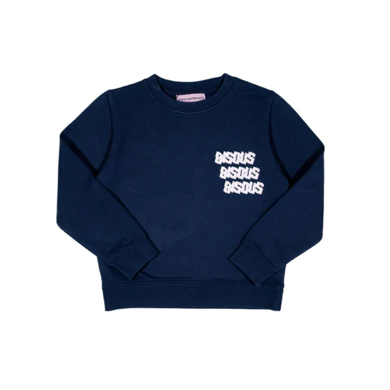 Bisous Skateboards sweater blue