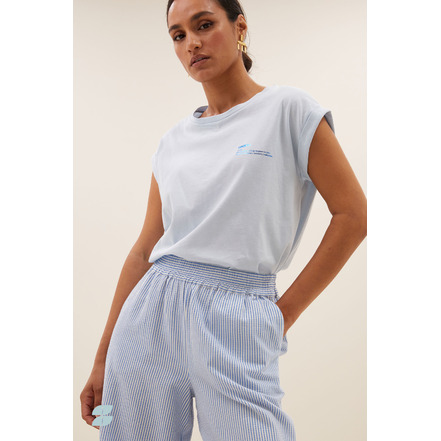By-bar t-shirt blauw