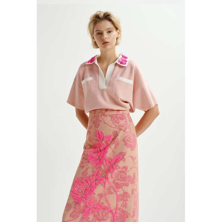 Essentiel polo rose 2