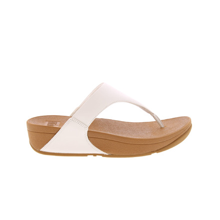Fitflop thong slippers white