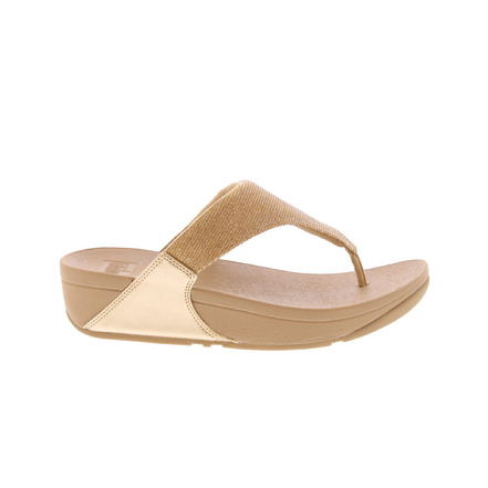 Fitflop thong slippers gold