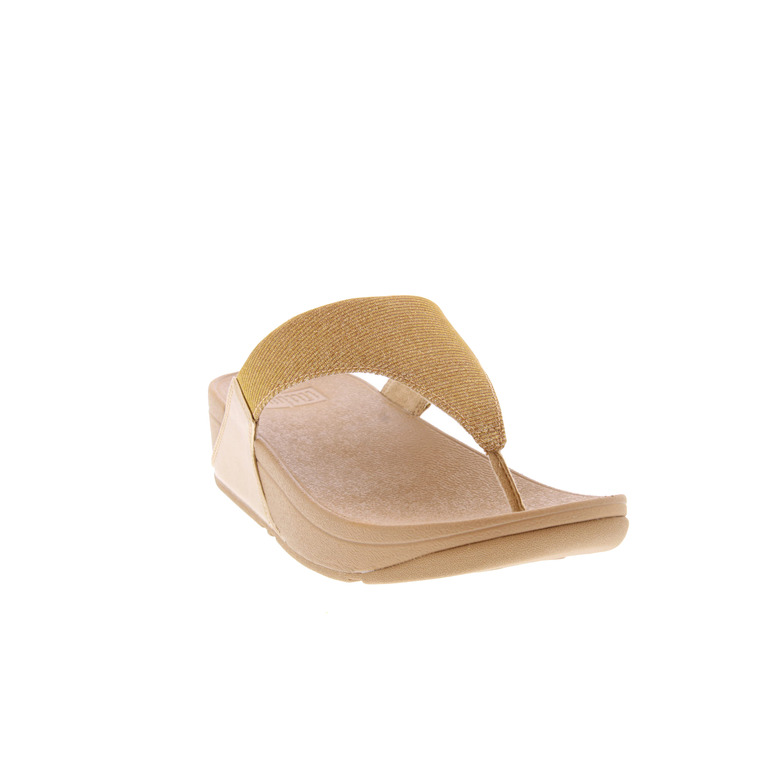 Fitflop thong slippers gold 2