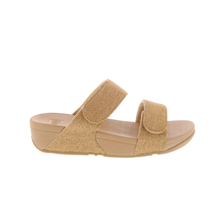 Fitflop thong slippers gold
