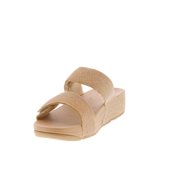 Fitflop thong slippers gold 3