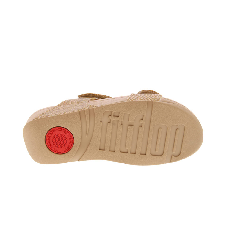 Fitflop thong slippers gold 5