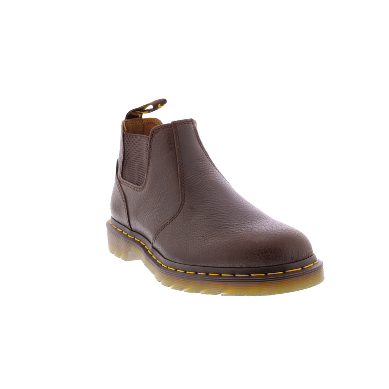 Dr Martens chaussures hautes brun 2