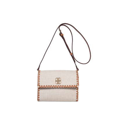 Laurent David crossbody cognac