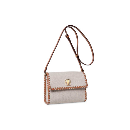 Laurent David crossbody cognac