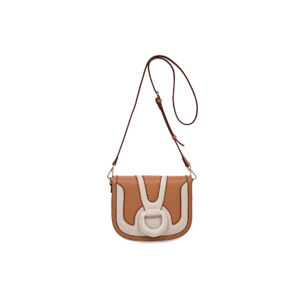 Laurent David crossbody cognac