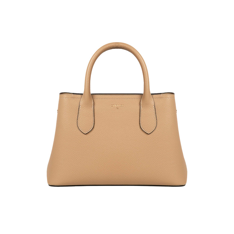 Crinkles Sibel handbag taupe 1