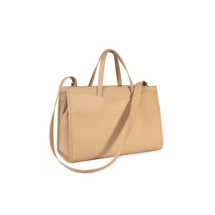 Crinkles Sibel handbag lightbrown