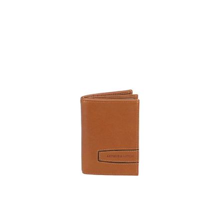 Arthur & Aston geldbörse cognac