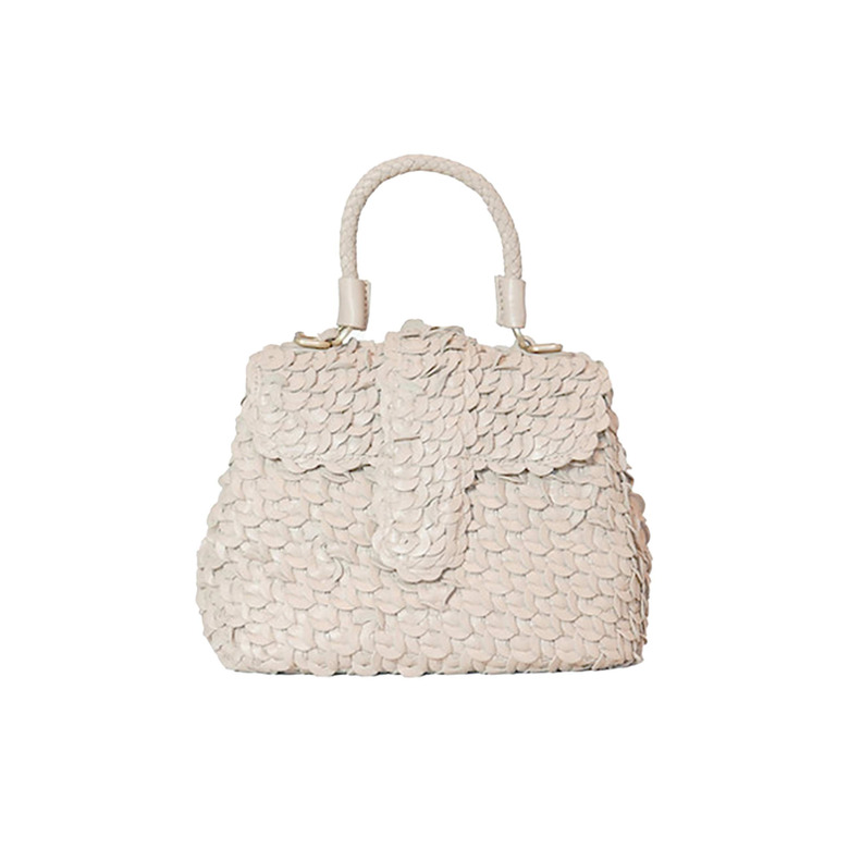 Allan K handbag ecru 1