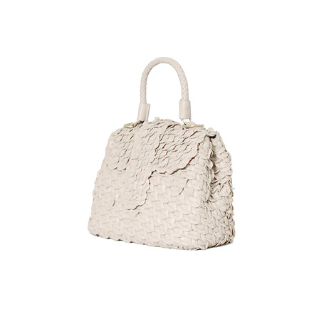 Allan K handbag ecru