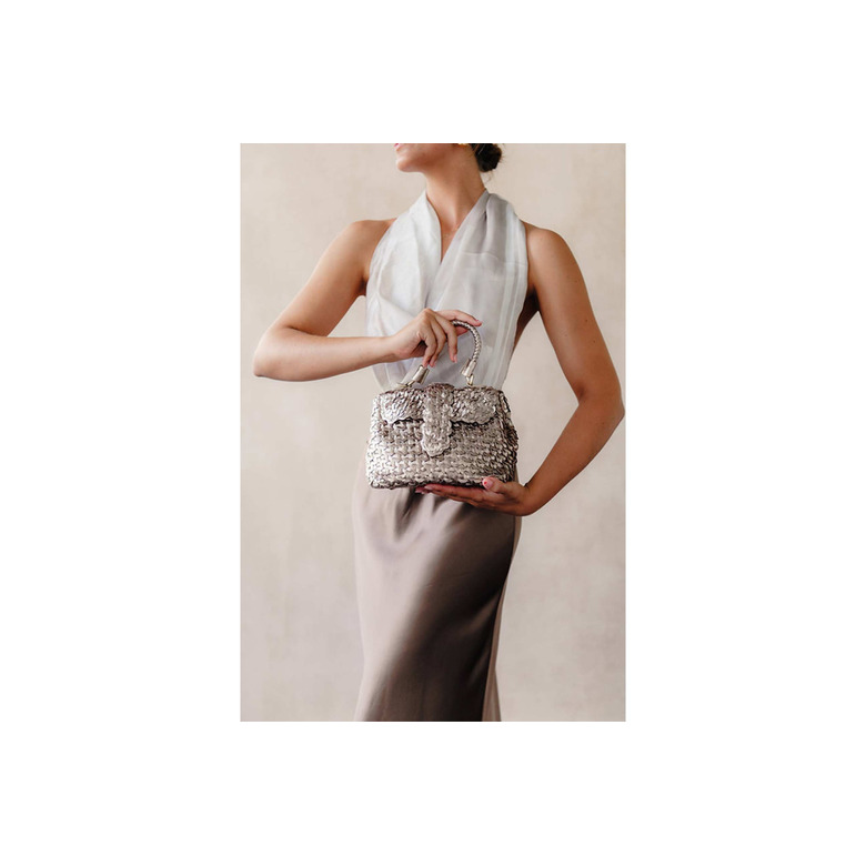 Allan K handbag gold 4