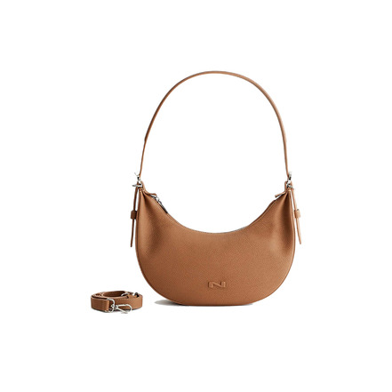 Nathan-baume schoudertas cognac
