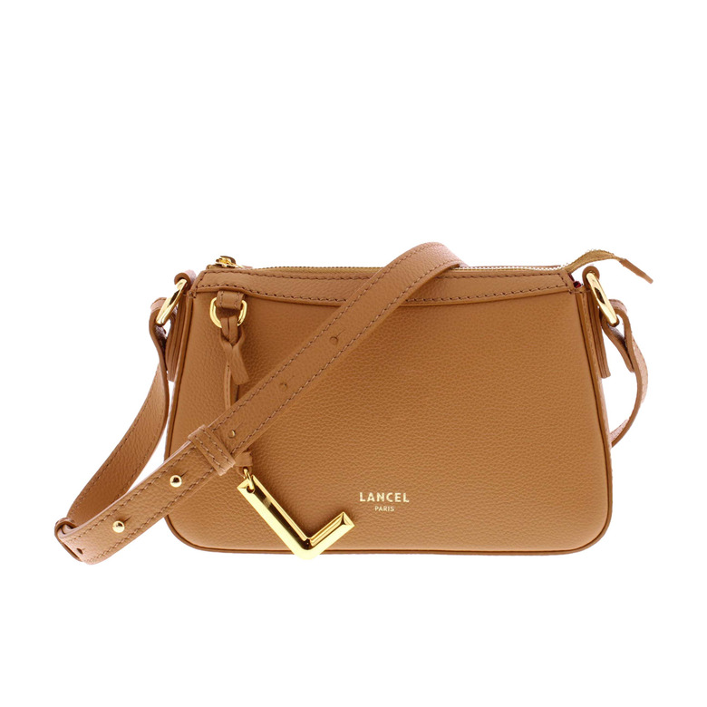 Lancel umhängetasche camel