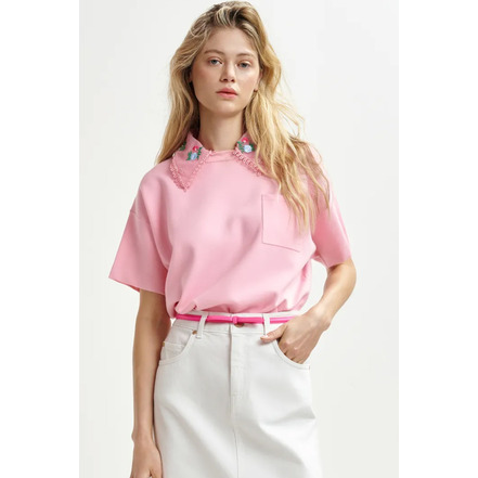 Essentiel polo rosa