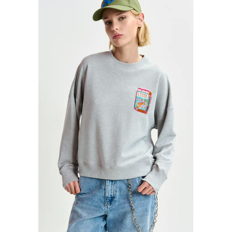 Essentiel sweater grau 2