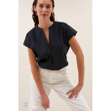 By-bar blouse blauw