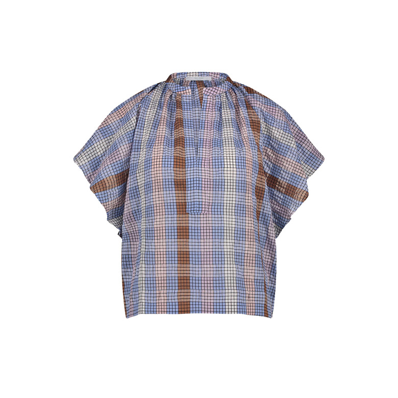 By-bar blouse blauw