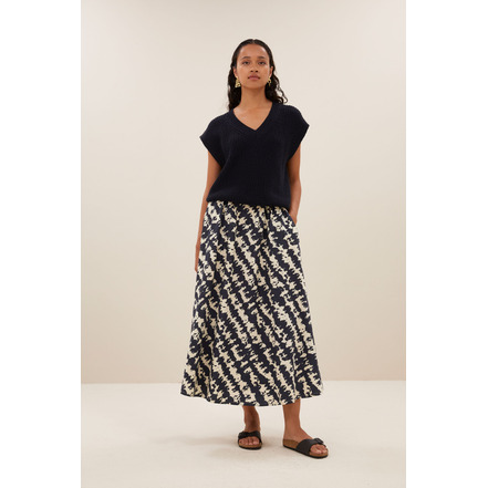By-bar rok blauw