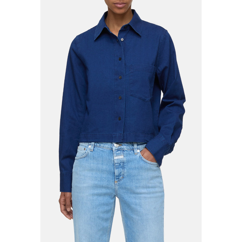Closed bluse blau 2