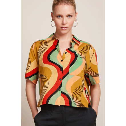 King Louie blouse multi color