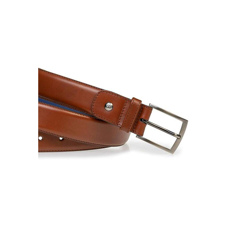 Floris Van Bommel riem cognac 2
