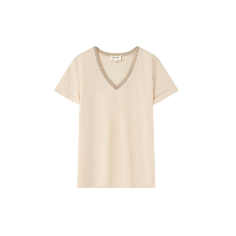 Grace & Mila t-shirt beige