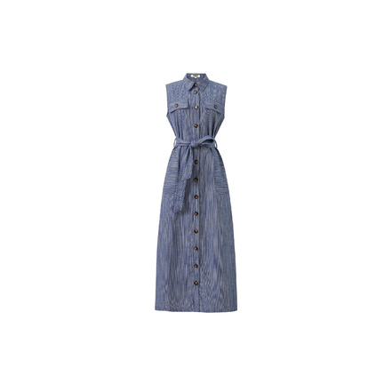 Frnch jurk blauw