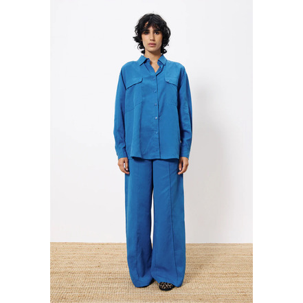 Frnch blouse blauw