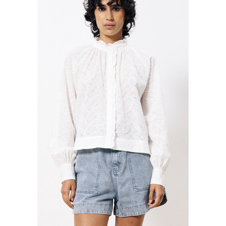 Frnch blouse wit