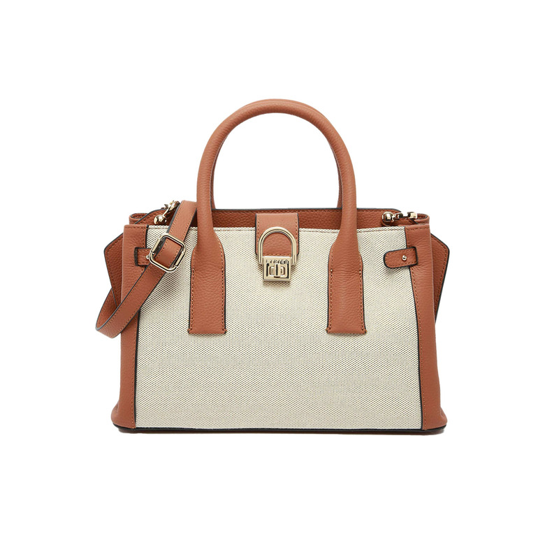 Etrier sac à main cognac 1