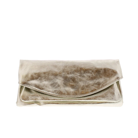 Andrea Cardone clutch gold