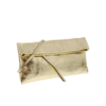 Andrea Cardone clutch gold