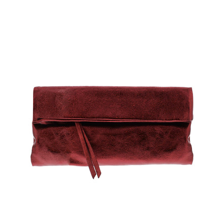 Andrea Cardone clutch red
