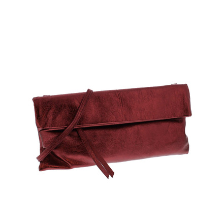 Andrea Cardone clutch red